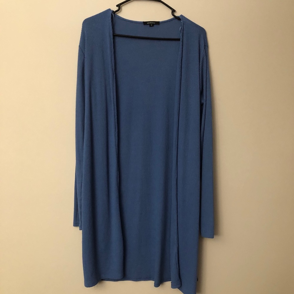 Blue cardigan